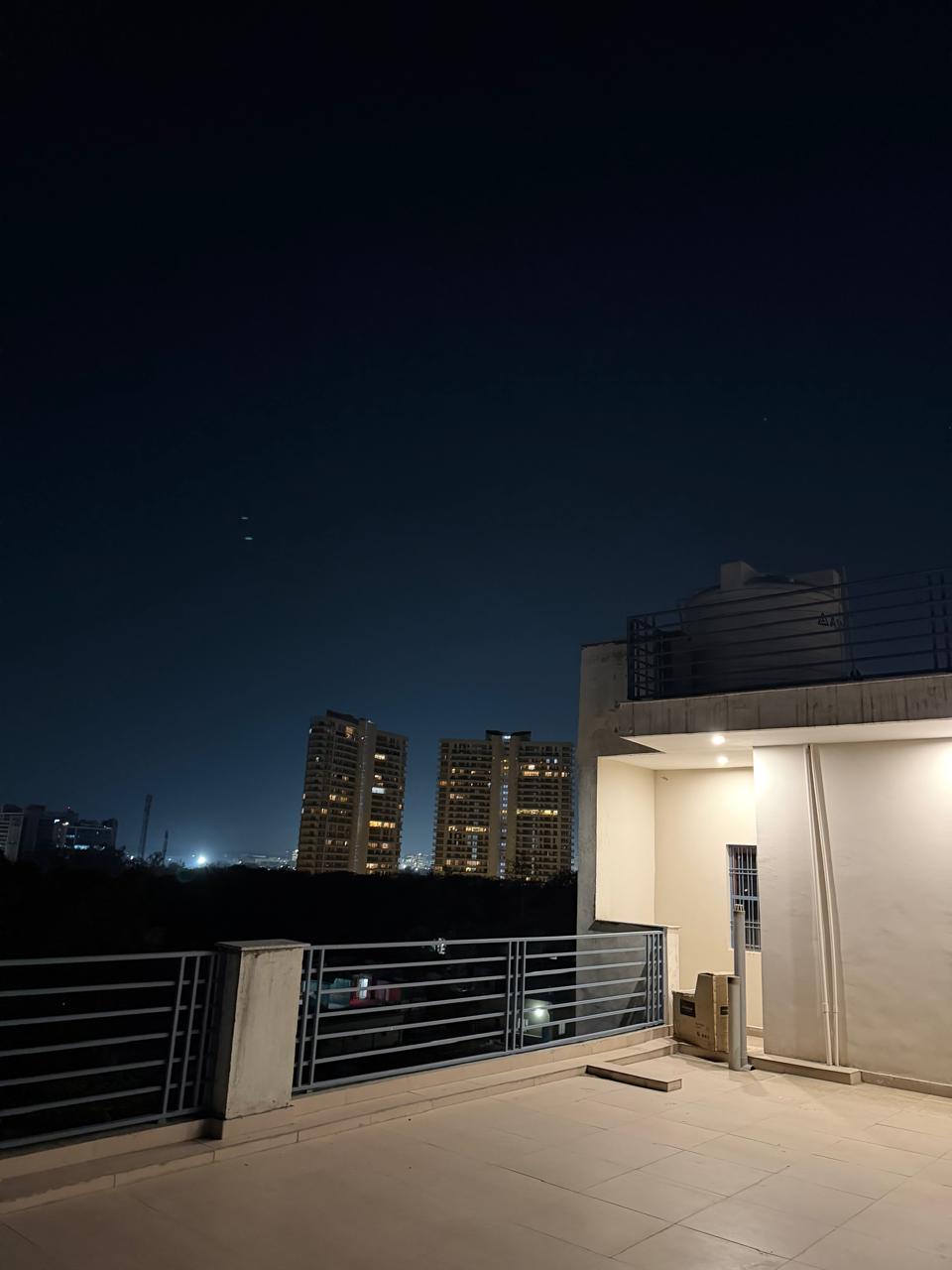 Rooftop Skyline View